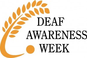 Deaf Awareness week logo