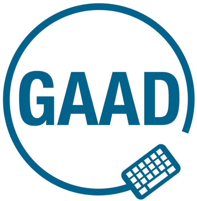GAAD keyboard logo