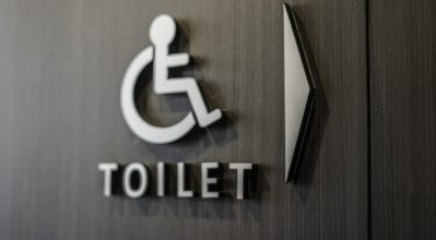 Accessible toilet signage