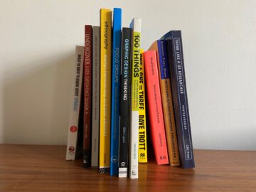(alt="A selection of UX and design books)