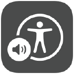 Apple iOS VoiceOver icon